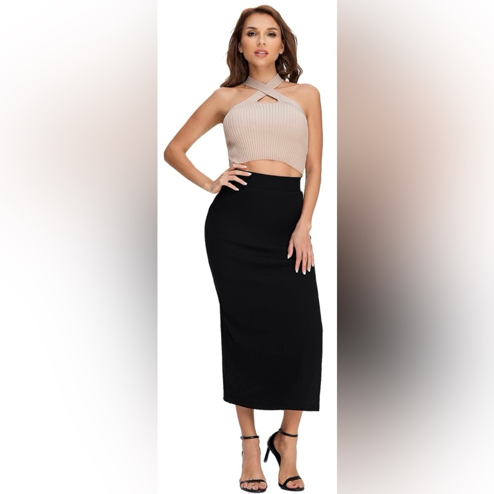 Double Zero long pencil skirt‎